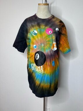 Gotcha Tie-Dye Billiard Graphic Tee